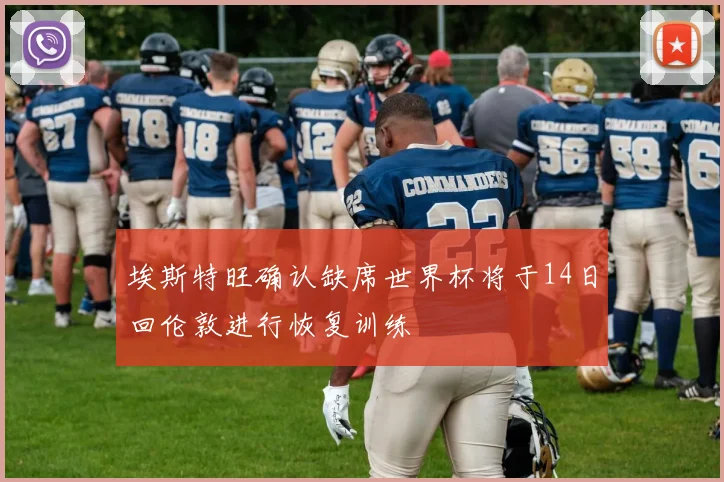 埃斯特旺确认缺席世界杯将于14日回伦敦进行恢复训练